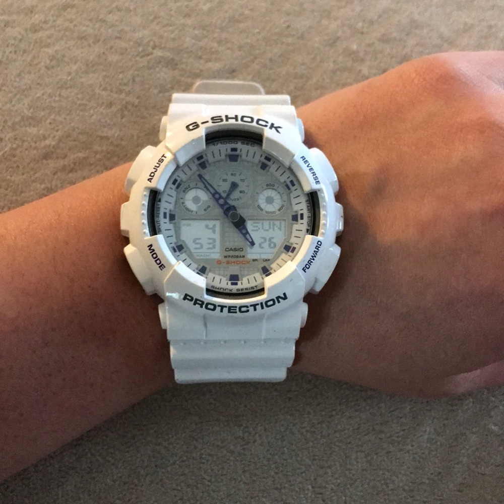 Men’s G Shock Watch - White